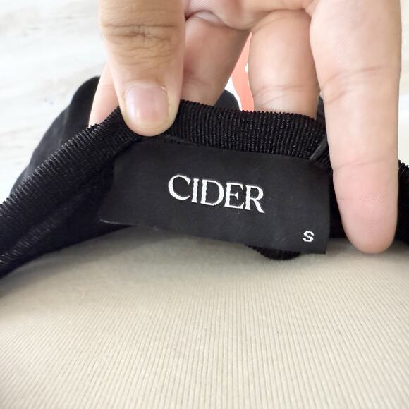 CIDER goth Black Gold Chain Strap Lace Corset Bust Wide Leg Jumpsuit Small New - Picture 3 of 8